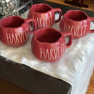 NEW- Rae Dunn Harvest (Pumpkin Shaped ) Mugs